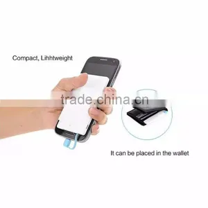 Cheapest Polymer Slim Credit Wallet 1800mah Power Bank With Mic Cable Biut in thumbnail-1