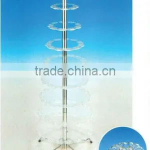9 Tiers Cake Display Acrylic Wedding Cake Display thumbnail-1