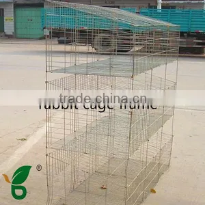 Galvanized Iron Wire Metal Commercial Rabbit Cage thumbnail-1