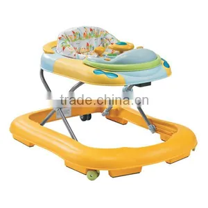 4 or 8 Wheels Animals Style Baby Walker Round With Music and Light thumbnail-4