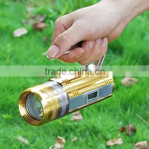 A-ok 3W White LED+3W Blue LED +3 LED Aluminium Fishing Light With Support and Charger thumbnail-5
