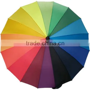 23" *16K Straight Umbrella With Good Quality, Rainbow Umbrella, Gift Umbrella thumbnail-2