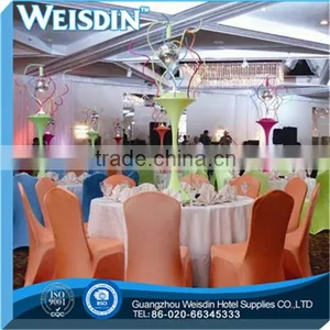 Pleated Cheap Wedding Fancy Chair Cover Wholesale Pleats Spandex Chair Covers Wedding Chair Cover thumbnail-3