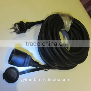Extension Power Cables, IP44 Waterproof Extension Cable, Europe Schuko Cables thumbnail-4