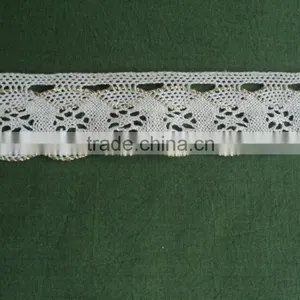 Embroidery Machin Pattern Cotton Lace / High Quality Lace Design thumbnail-2
