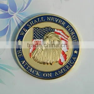 Free Sample Double Sided Gold Coin Custom thumbnail-1