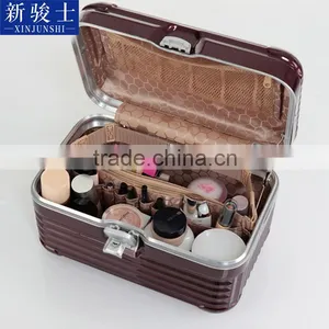 Custom Made Carry On PC Aluminum Frame Handle Aluminum Make Up Kit Bag Case Box thumbnail-4