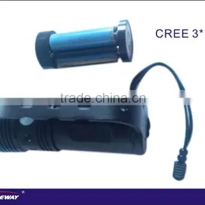 the Most Popular Powerful Diving Torch,3LEDS XML,30W,3500LUMEN,IP68 Waterproof thumbnail-2