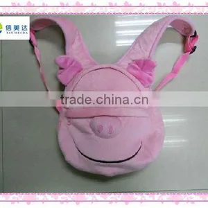Pink Pig Kids Plush Backpack thumbnail-1