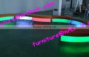Shanghai Commercial Furniture Wholesale Event Rental Acrylic Led Lighted Snake Furniture Sofa thumbnail-1