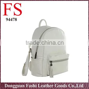 Hiking New Genuine Leather Backpack for School Girls thumbnail-2