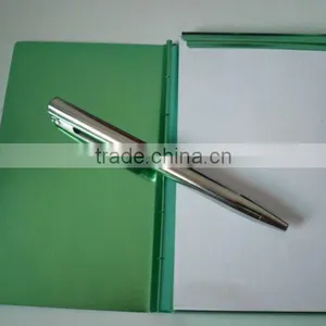 2014 Mini Aluminium Notepad With Pen thumbnail-1