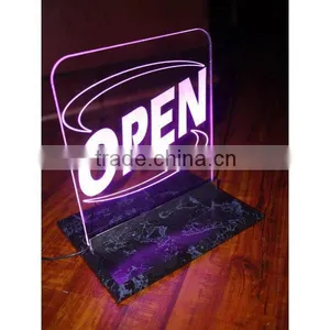 Special Best Selling Acrylic Rgb Led Sign Board thumbnail-1