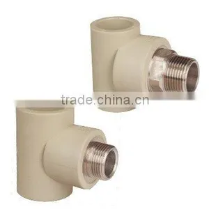 PPR Pipe Fitting: Male Thread Tee thumbnail-1