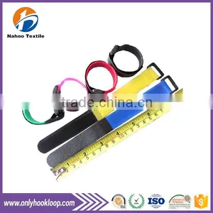 Colored Back to Back Hook and Loop Cable Tie, Hot Sell Logo Printed Back to Back Hook and Loop Cable Tie thumbnail-1