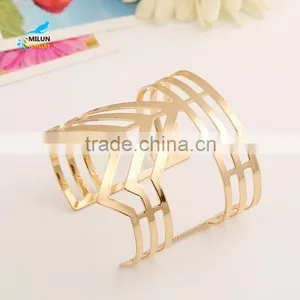 Cheap Simple Fashion Punk Charming Lady Open Cuff Bangle thumbnail-4