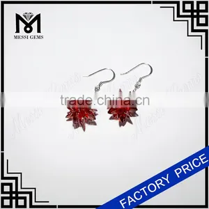 Korean Earring Marquise cz Earring Colored Stone Earrings in Hot Sale thumbnail-1