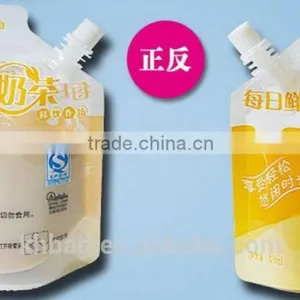 Soy Milk Packaging Pouch With Spout thumbnail-5