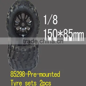 Kyx Model Car Pre - Mounted Wheel 150x85mm for 1/8 Car thumbnail-1