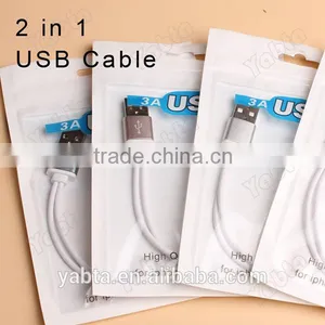 3 In1 Usb Cable, Metal Housing Usb Data Cable, 3A Usb Cable for Iphone 6 and Samsung thumbnail-1