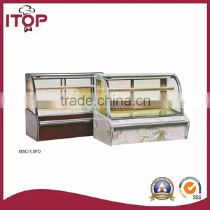 Single Curve Marble Refrigerated Cake Showcase thumbnail-1