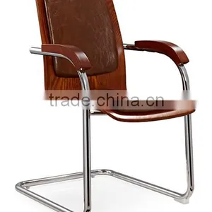 Modern Design Plywood Office Chair With Solid Wood Armrest thumbnail-2