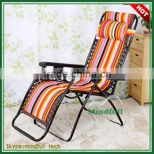 Wholesale Padded Seat And Back Metal Zero Gravity Folding Ergonomic Chair thumbnail-1