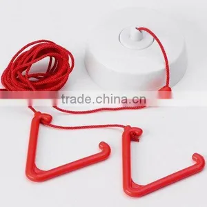 TC436 - C-TEC NC807C TOILET ALARM CEILING PULL UNIT 3M CORD, 2x PULL BANGLES thumbnail-1
