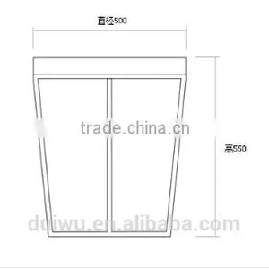 2016 Simple Round Wooden Material Stainless Steel Table thumbnail-4