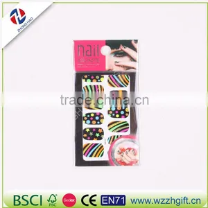New Arrived Elegant Fancy Customized Craft Ecofriendly Quality Temporary Nail Sticker thumbnail-1