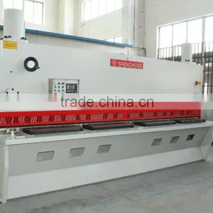 QC11Y-16X4000 Depth Throat Cisailles Guillotine Hydraulique With Carrier Rollers thumbnail-3