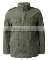 100% Cotton Twill Mens 4 Pockets Washed Jackets thumbnail-1