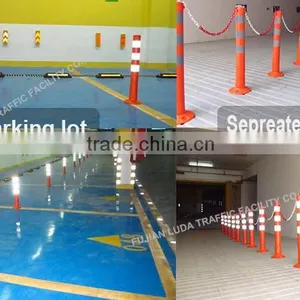 Unbreakable EVA Flexible Roadway Plastic Barrier Post With Super Bright Reflective thumbnail-5