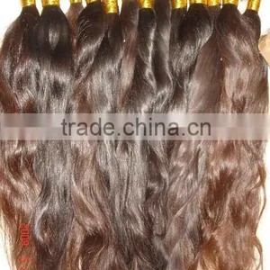 Human Hair / Natural Brown Color Remy Human Hair thumbnail-1