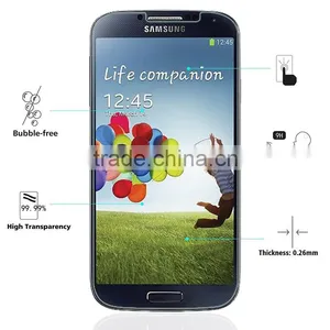 Manufacturer Anti Scratch Asahi Tempered Glass Screen Protector for Samsung S4, for Galaxy s4 Screen Protector Tempered Glass thumbnail-5