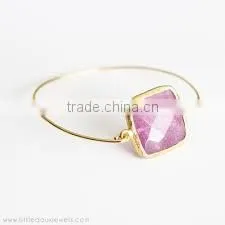 Labradorite Sterling Silver Bangles thumbnail-1