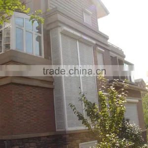 Wood Exterior Shutters Rollup Garage Doors Roll Down Hurricane Shutters thumbnail-2
