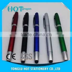 Spray Paint Colored Barrel, Wide Chrome Ring With Hollow Out Clip,twist Touch Pen thumbnail-1