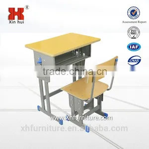 High Quality Wooden Desktop School Desk and Chair thumbnail-2