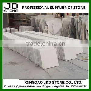 Qingdao Snow White Marble/ White Marble Tiles From Shandong thumbnail-1