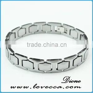 Men Bio Tungsten Steel Health Bracelet With Germanium thumbnail-1