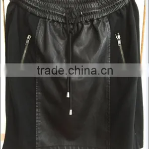 Popular Design Fringes Tassel Lace Sexy PU Skirts China Factory Wholesale thumbnail-4