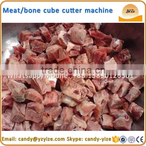 Fresh Chicken Cube Dicer Machine / Frozen Chicken Cube Cutting Mahine thumbnail-4