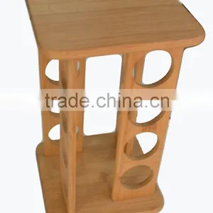 2015 Gift FDA Certification Bamboo Wooden Spice Rack Pepper Kitchenware Holder thumbnail-1