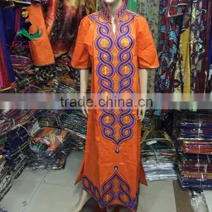 2016 Haniye Hot Sale Nigeria Bazin Riche Dresses for African Women thumbnail-2