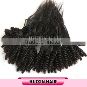 One Donor Unprocessed 100% Virgin Brazilian Human Hair, Top Kinly Curly Human Hair Braid in Bundles thumbnail-2