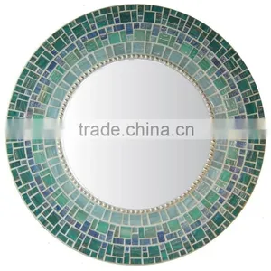 Mirror Glass Wholesale With Mosaic and Wooden Almirah Designs With Mirror thumbnail-4