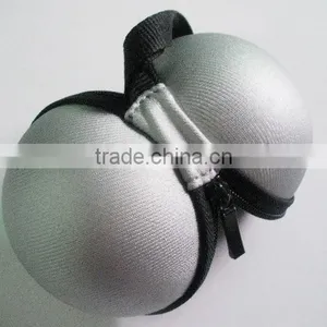 GC- Silver Color PU Leather Covering Ball Shape EVA Mould Case thumbnail-5
