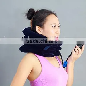 Adjustable Neck Pain Relief Back Tension Traction Large Latex Ball Neck Support thumbnail-1