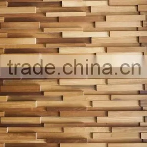 Teek Baroque Style Decorative 3D Wood Wall Panel thumbnail-1
